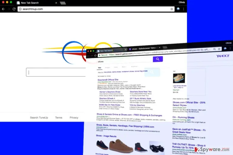 Searchtnup.com redirect virus