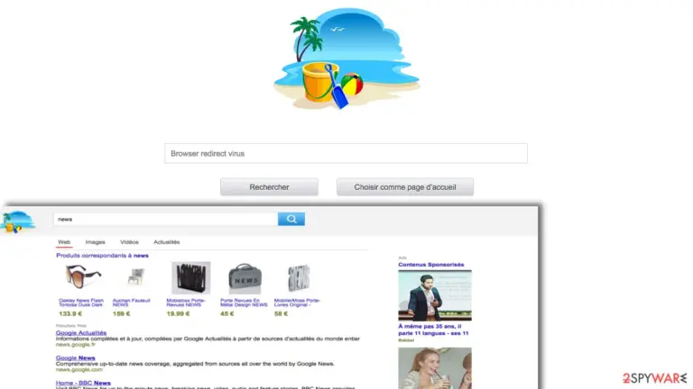 Screenshot of Secure-surf.com search engine