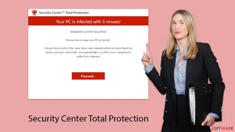 Security Center Total Protection scam