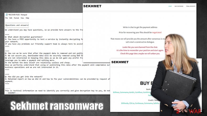Sekhmet ransomware virus Sekhmet ransomware virus