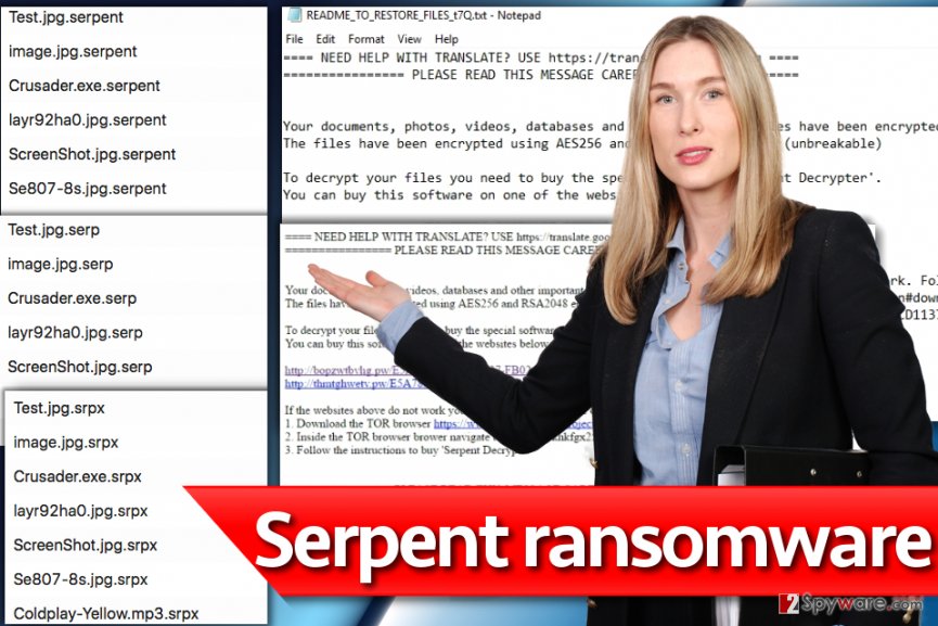 Serpent ransomware Serpent ransomware