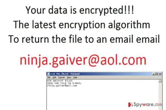 Seven_legion@aol.com virus leaves these messages