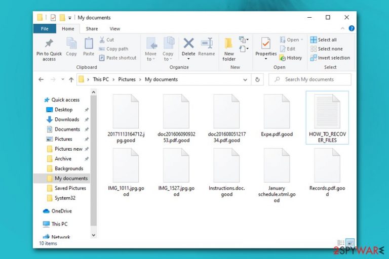 ShivaGood ransomware encrypted files