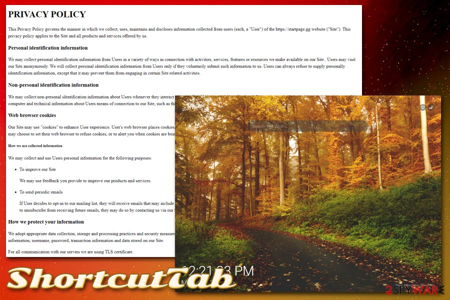 ShortcutTab Privacy Policy ShortcutTab Privacy Policy