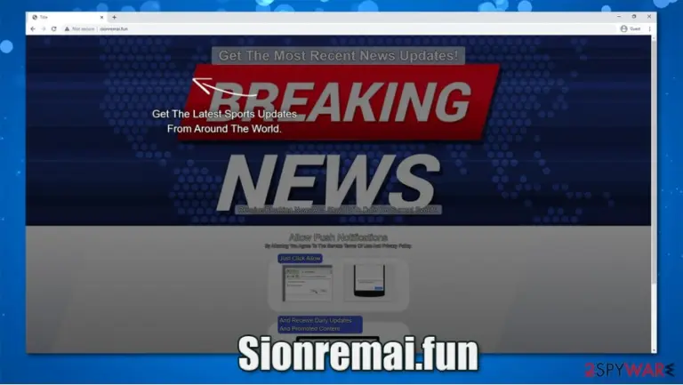 Sionremai.fun popups