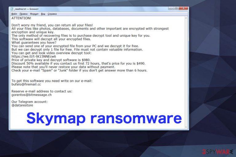 Skymap ransomware Skymap ransomware