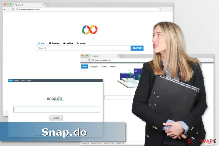 The image of Snapdo browser hijacker