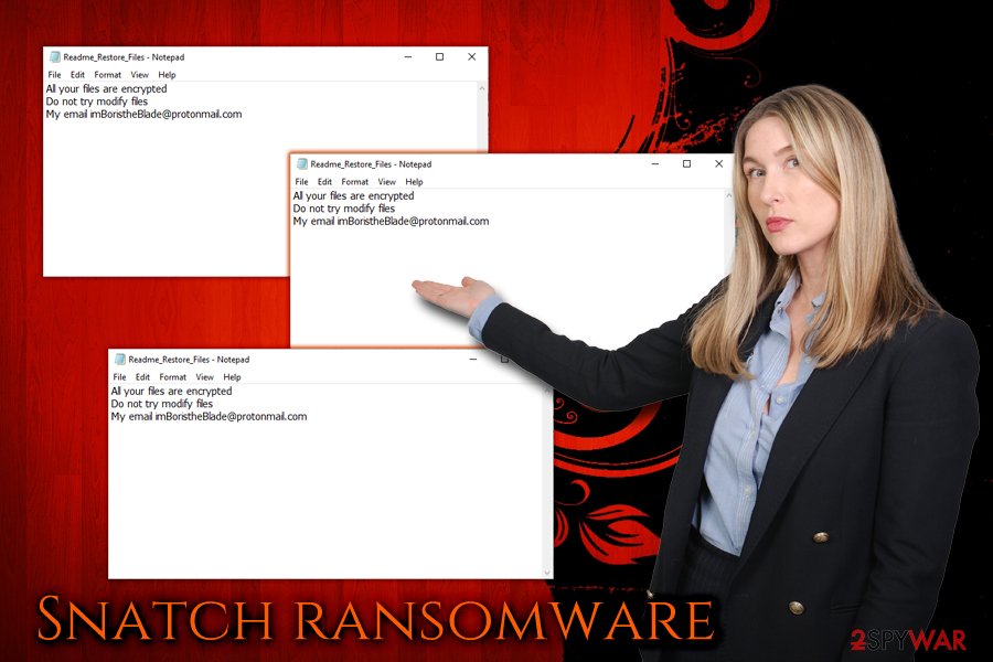 Snatch ransomware virus Snatch ransomware virus