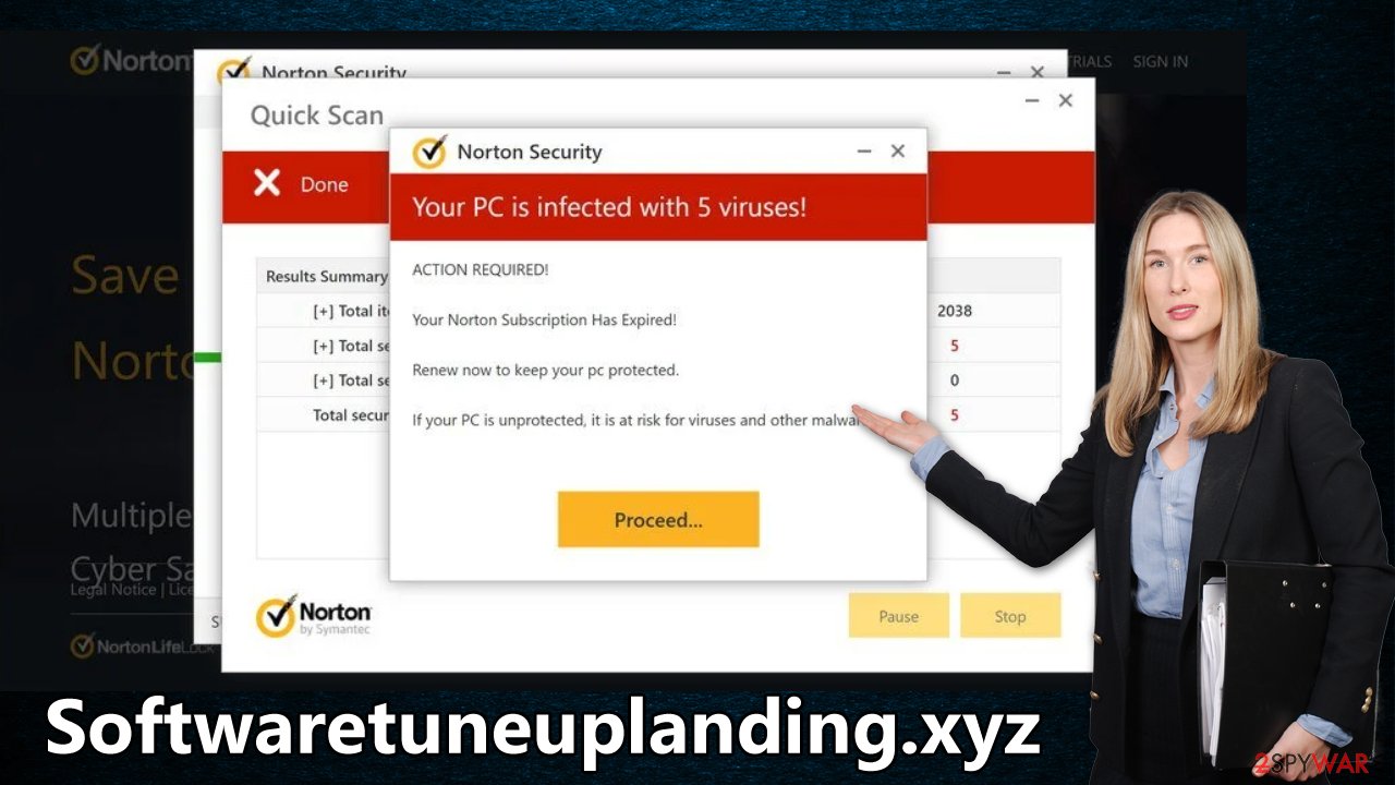 Softwaretuneuplanding.xyz virus Softwaretuneuplanding.xyz virus