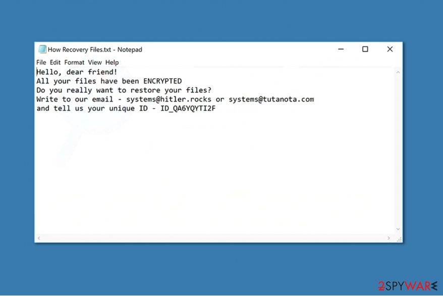 Sorry Ransom Remove ImSorry ransomware virus (Bonus: Decryption Steps)