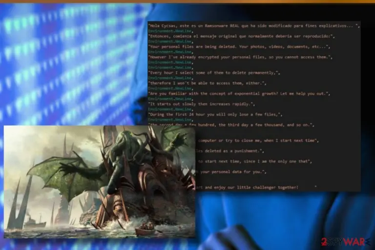 Spanish Jigsaw or .jes file extension virus