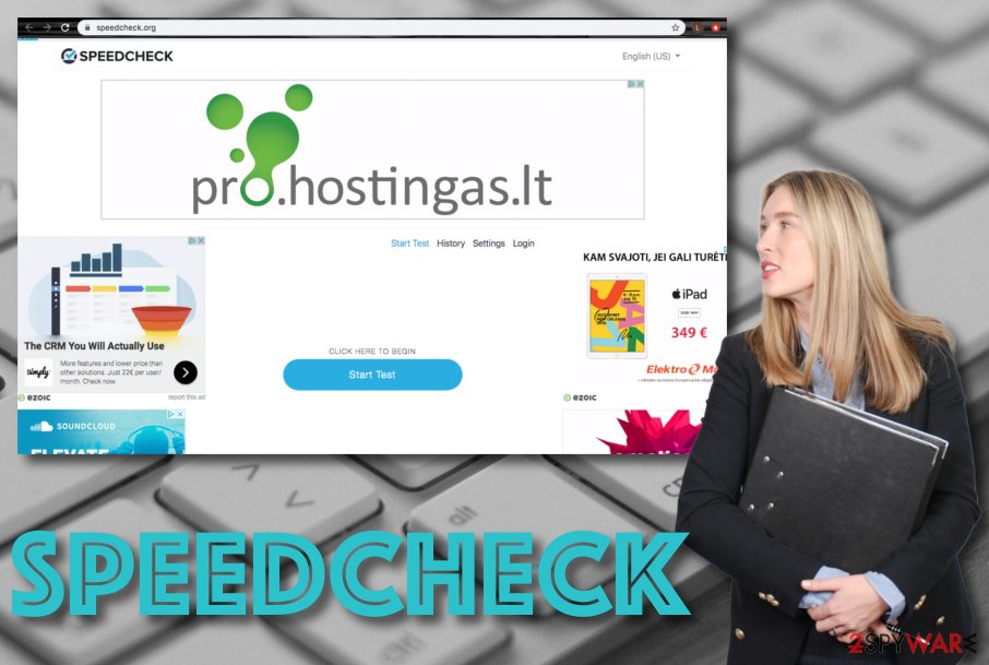 Internet Speed Check adware Internet Speed Check adware