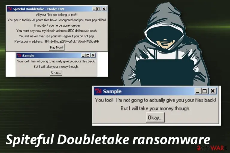 Spiteful Doubletake ransomware