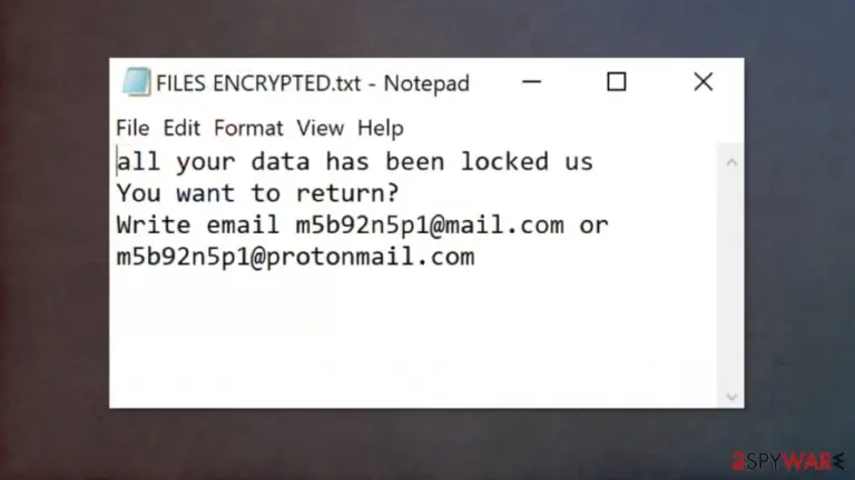 Sss ransomware virus
