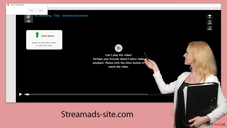 Streamads-site.com scam