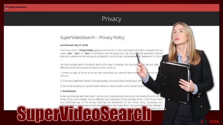SuperVideoSearch Privacy Policy