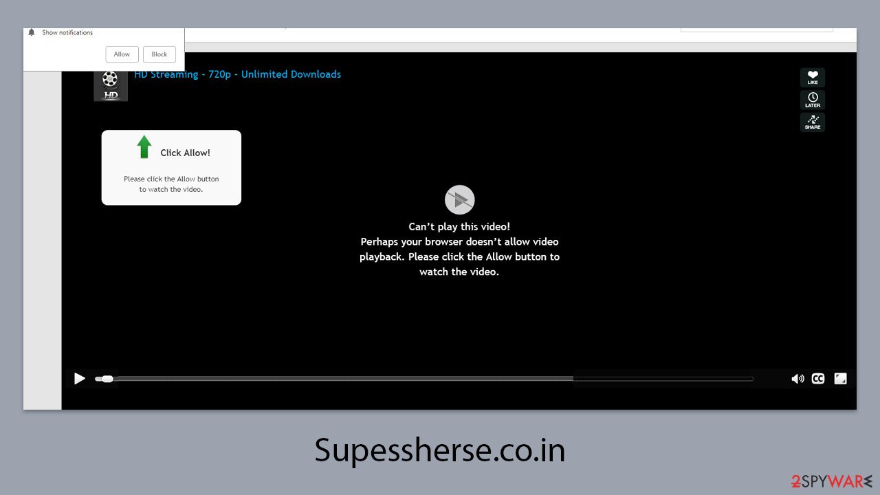 Supessherse.co.in ads