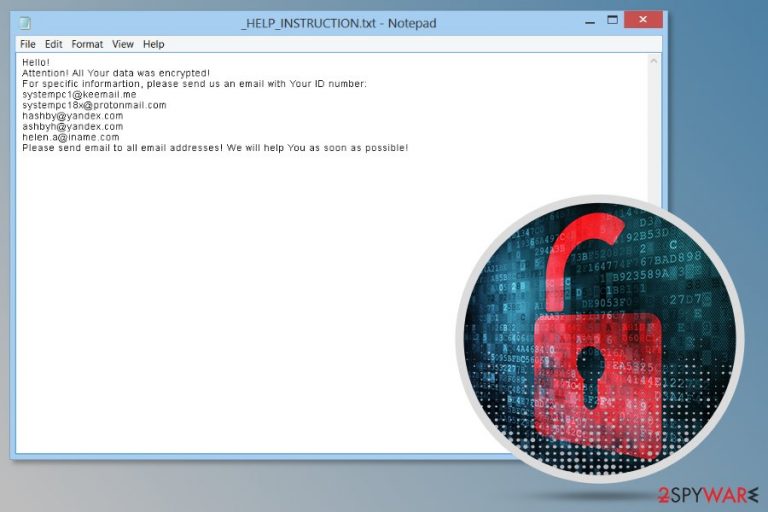 Ransom note by System CryptoMix Ransom note by System CryptoMix