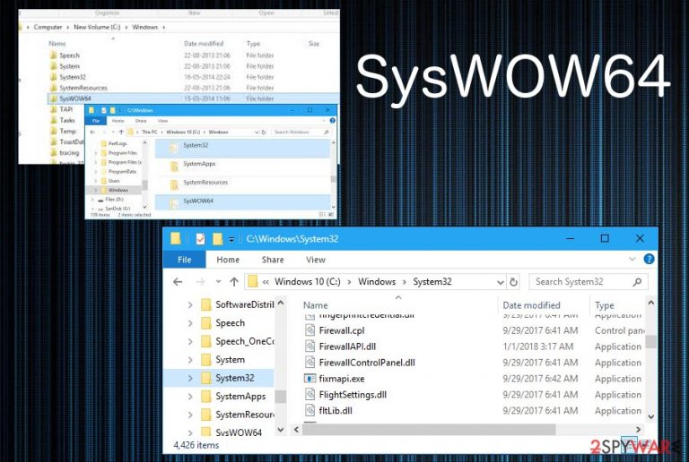 SysWOW64 process SysWOW64 process
