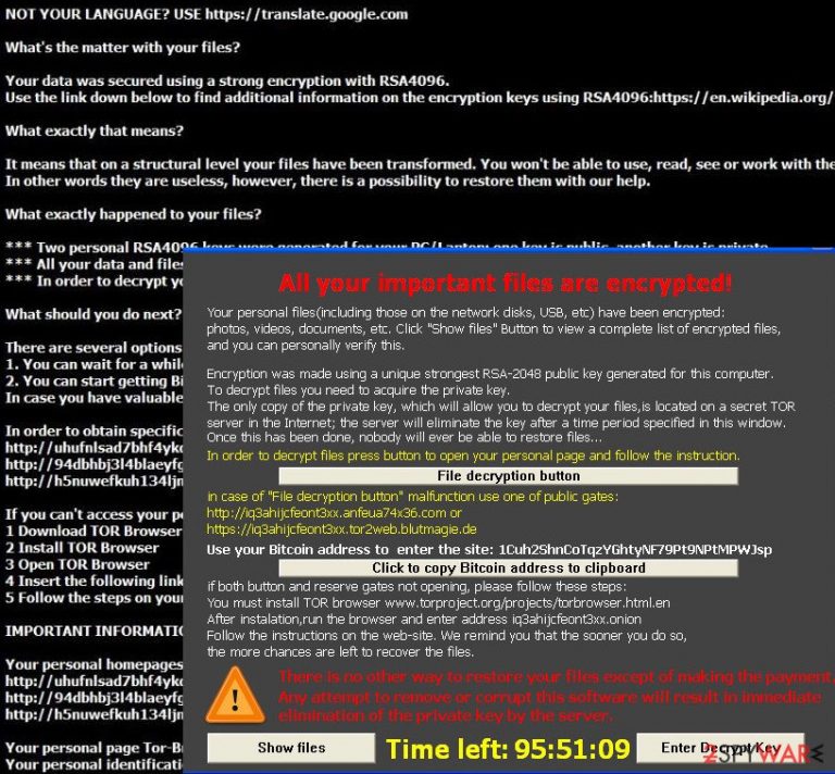 TeslaCrypt 4.0 virus TeslaCrypt 4.0 virus