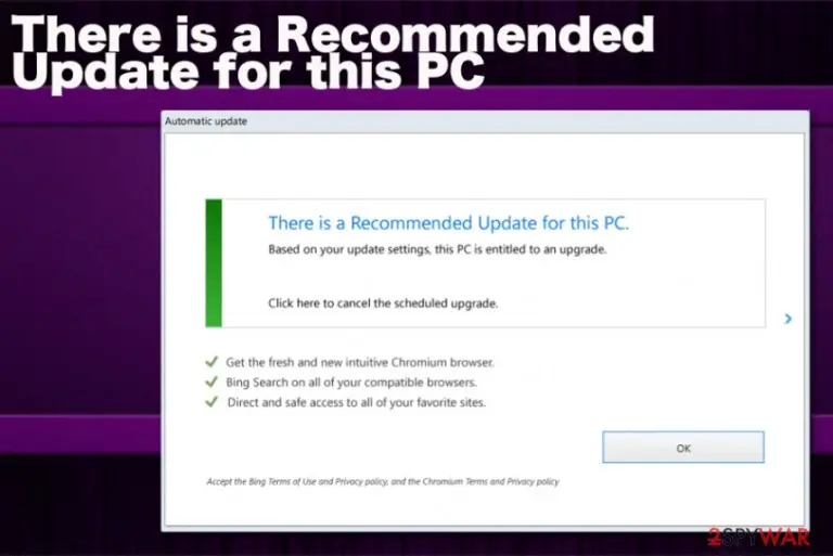 There is a Recommended Update for this PC