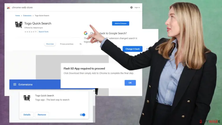 Togo Quick Search browser hijacker