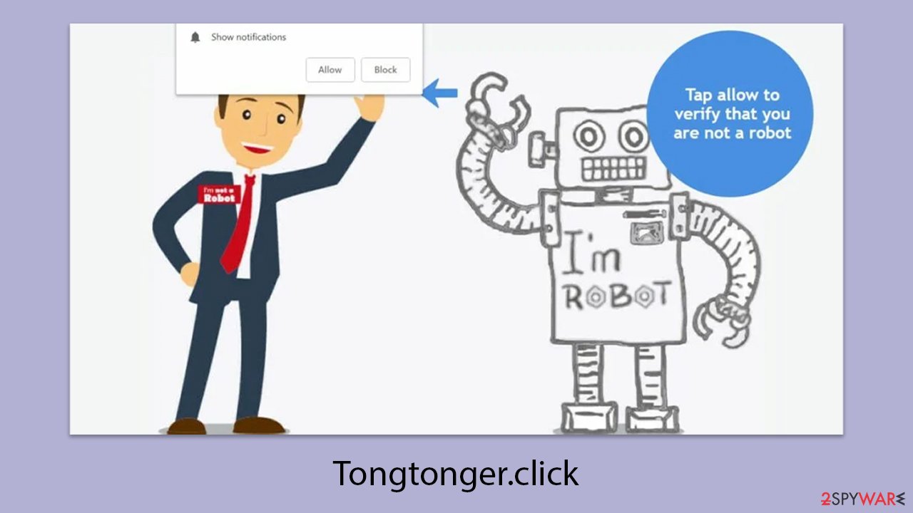 Tongtonger.click ads