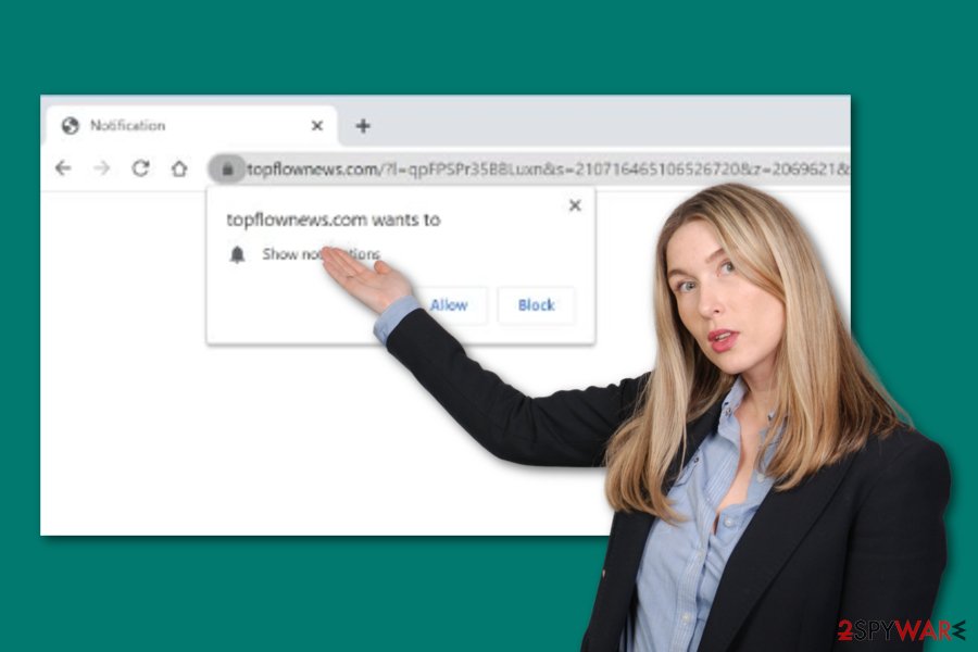 Topflownews.com virus Topflownews.com virus