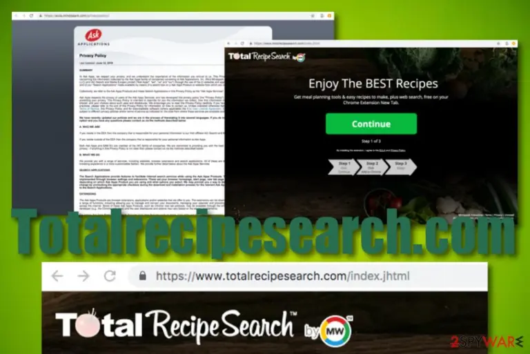 Totalrecipesearch.com virus