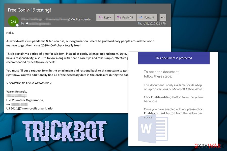 TrickBot Covid-19 phishing TrickBot Covid-19 phishing