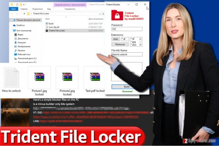 Trident File Locker ransomware Trident File Locker ransomware