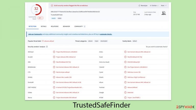 TrustedSafeFinder TrustedSafeFinder