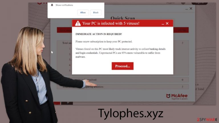 Tylophes.xyz scam
