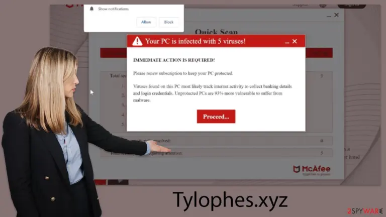 Tylophes.xyz scam