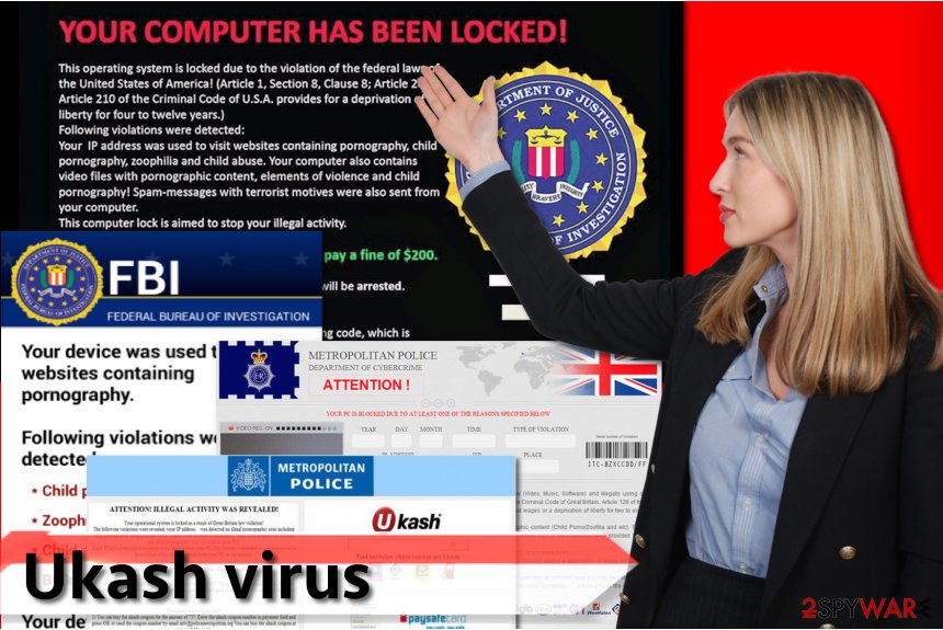 Examples of Ukash virus Examples of Ukash virus