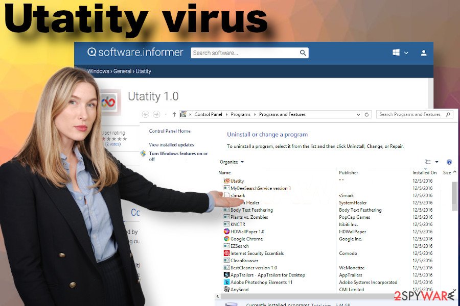 Utatity virus removal Utatity virus removal