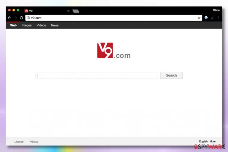 Image of v9.com virus