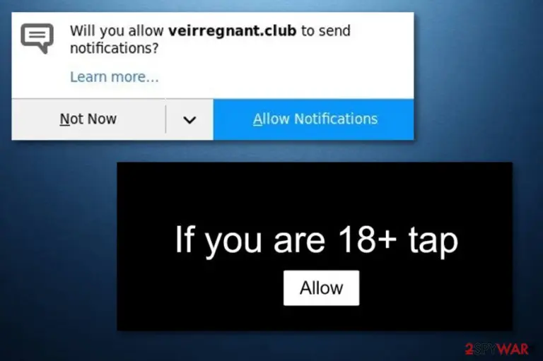 Veirregnant.club adware