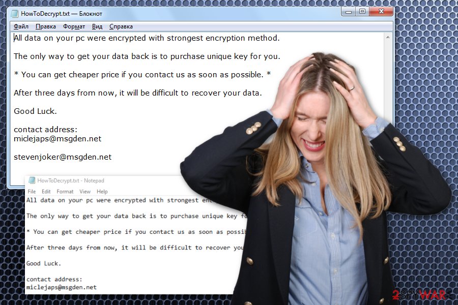 VHD ransomware virus VHD ransomware virus