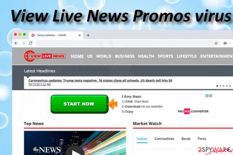 View Live News Promos adware View Live News Promos adware