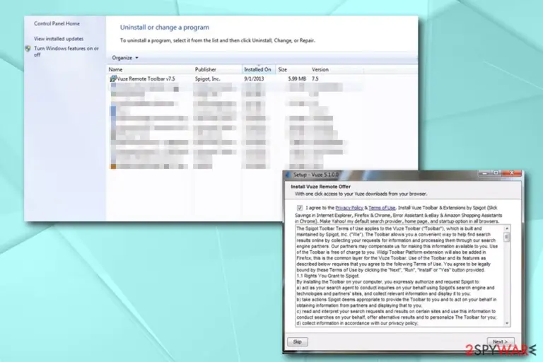 Vuze Toolbar bundled