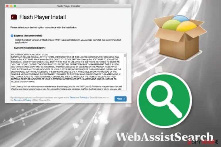 WebAssistSearch virus