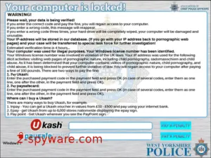 West Yorkshire Police Ukash