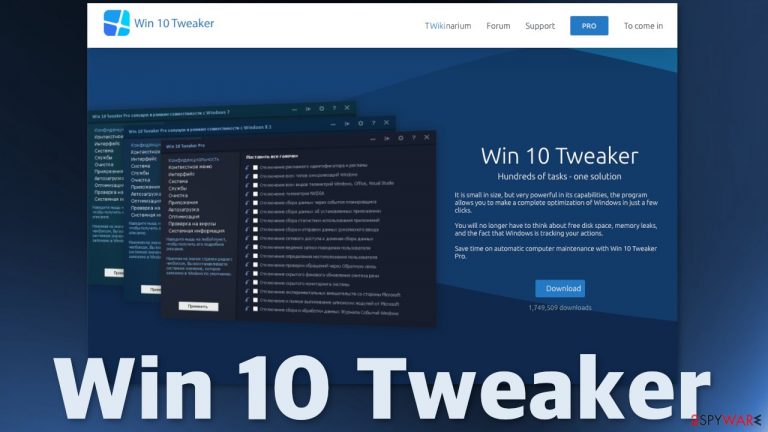 Win 10 Tweaker Win 10 Tweaker
