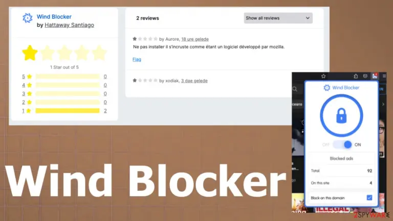 Wind Blocker browser extension