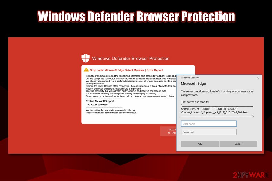 Windows Defender Browser Protection red screen Windows Defender Browser Protection red screen