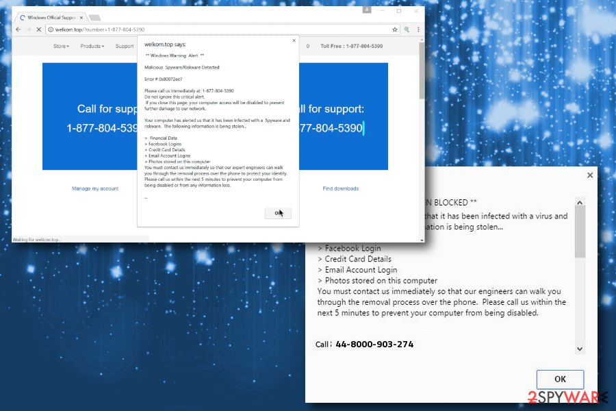 Windows Warning Alert scam Windows Warning Alert scam