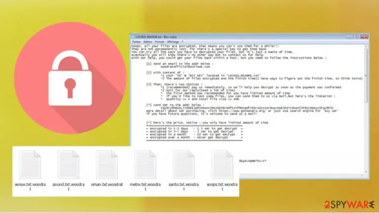 Woodrat ransomware removal