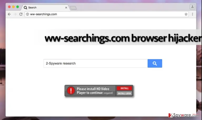 Suspicious search engine Ww-searchings.com virus