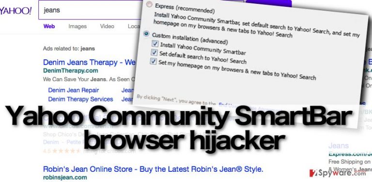 Yahoo Community SmartBar virus Yahoo Community SmartBar virus